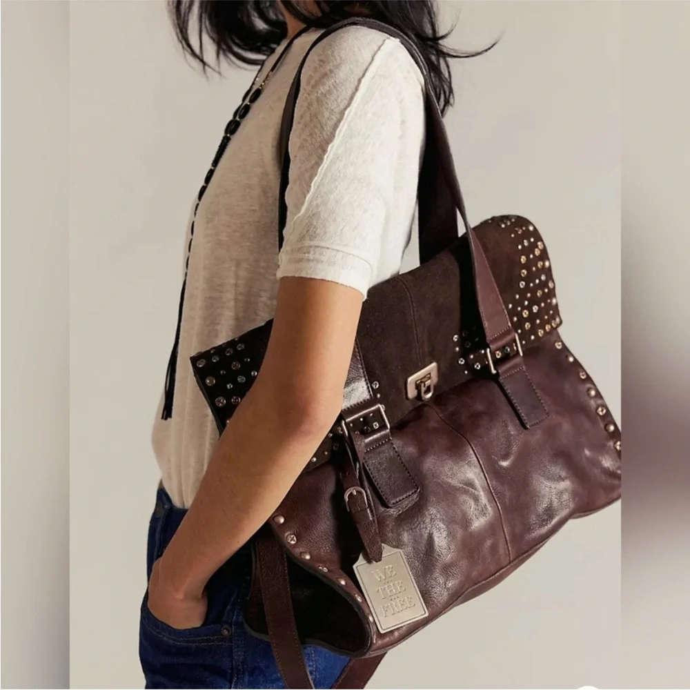 NWT Free People Shay Stud Tote - Picture 8 of 8